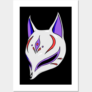 Kitsune mask 3 Posters and Art